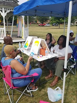 Adult paint and sip event